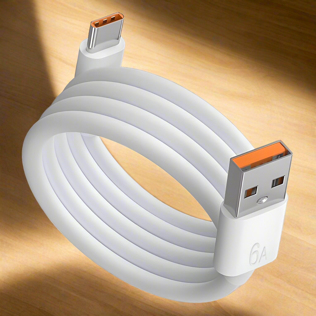 FlexCharge™ USB-C Cable – Ultra-Fast 66W Charging