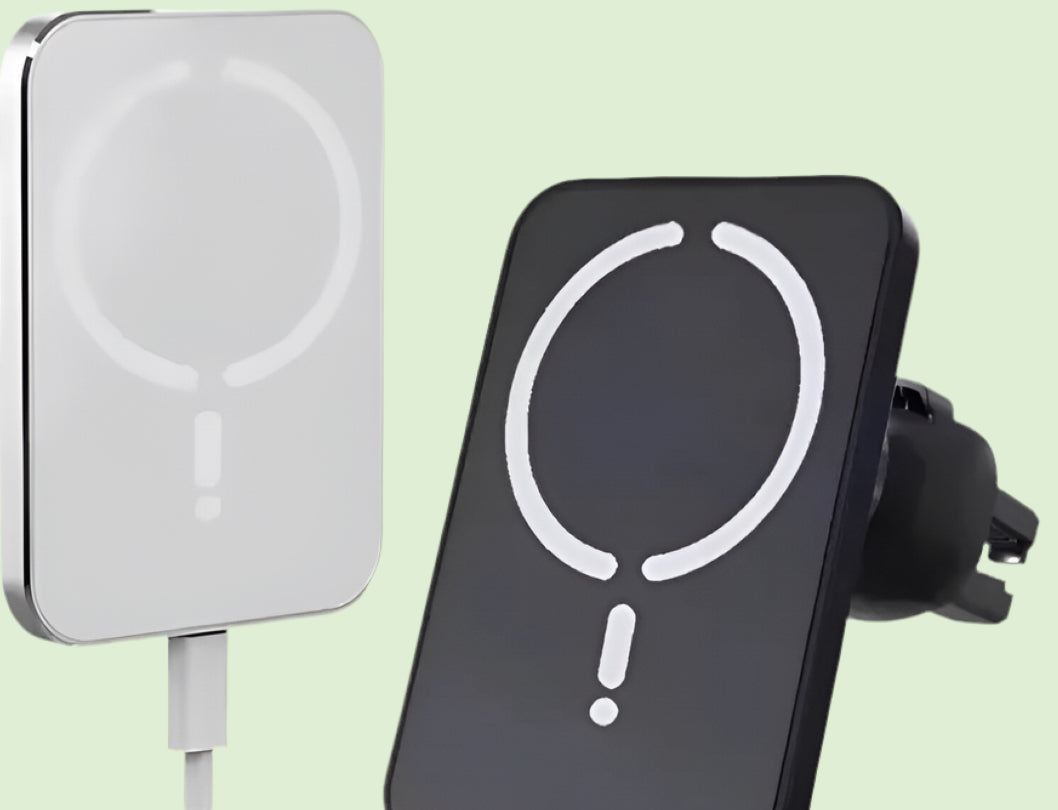 MagMount Pro – 100W Magnetic Wireless Car Charger & Holder
