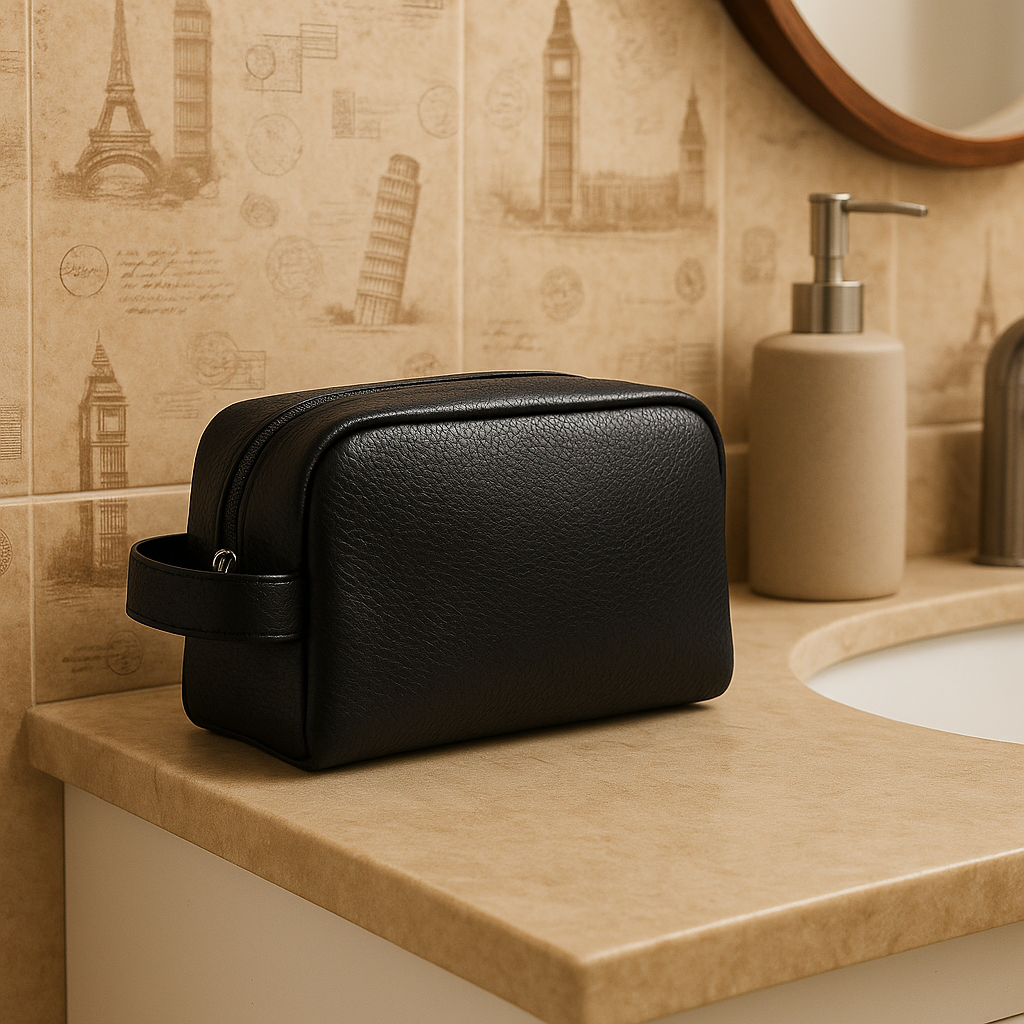 Voyager™ Leather Wash Bag