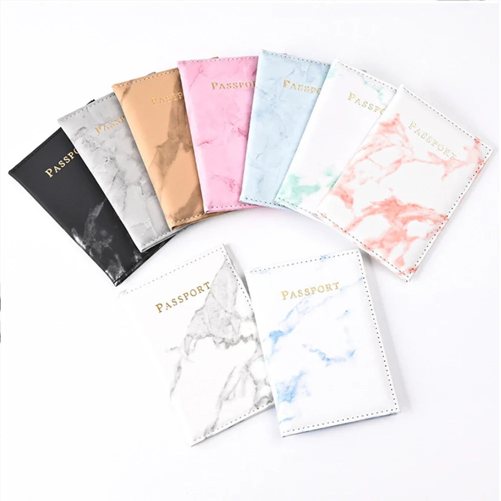 MarbleGlow Passport Holder