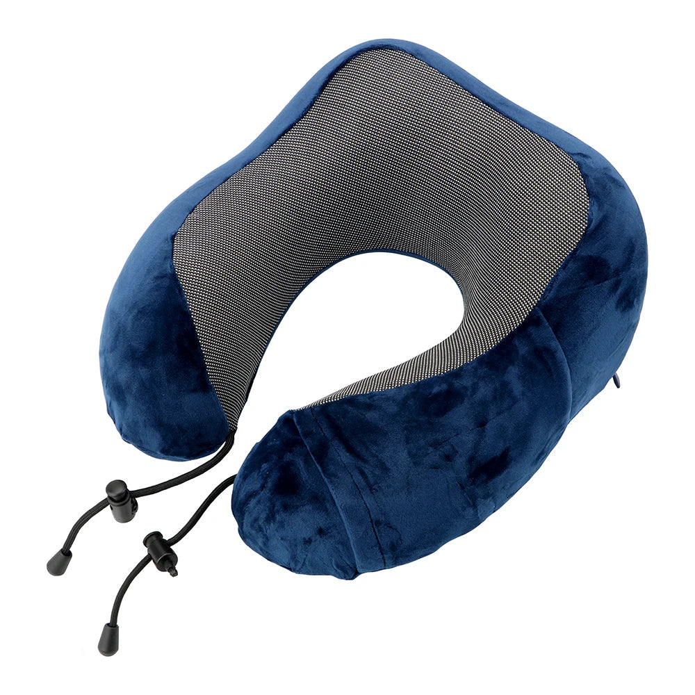 ContourForm Memory Foam Neck Pillow – Ergonomic U-Shaped Travel & Car Headrest Cushion