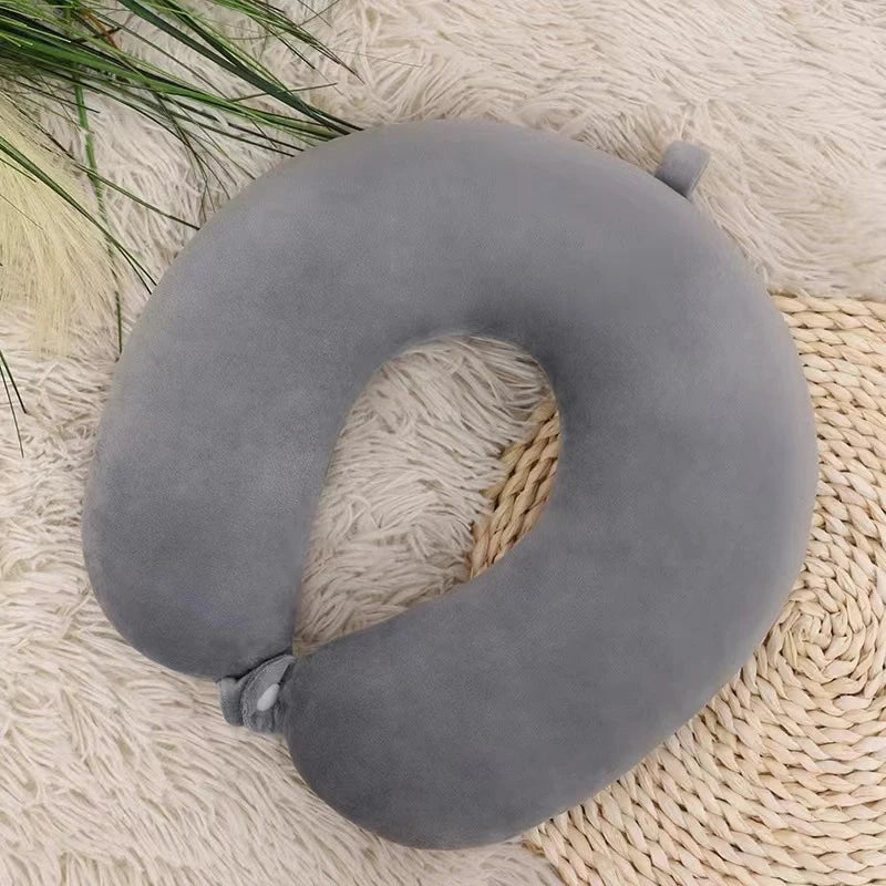 PlushEase Travel Neck Pillow