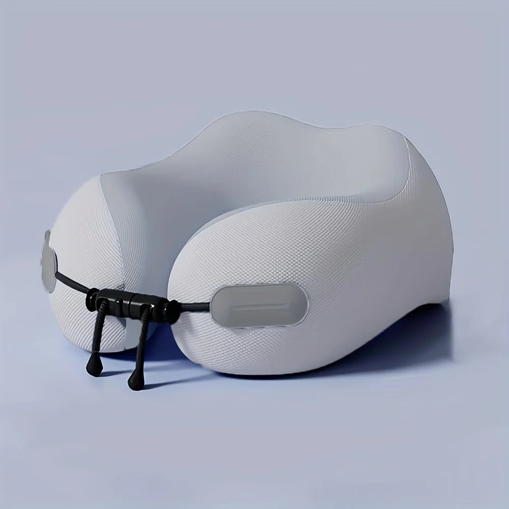 ErgoWrap Travel Neck Pillow – Ultra Soft U-Shaped Support for Flights, Road Trips & Relaxation