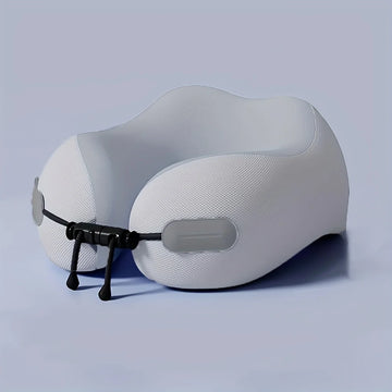 ErgoWrap Travel Neck Pillow – Ultra Soft U-Shaped Support for Flights, Road Trips & Relaxation