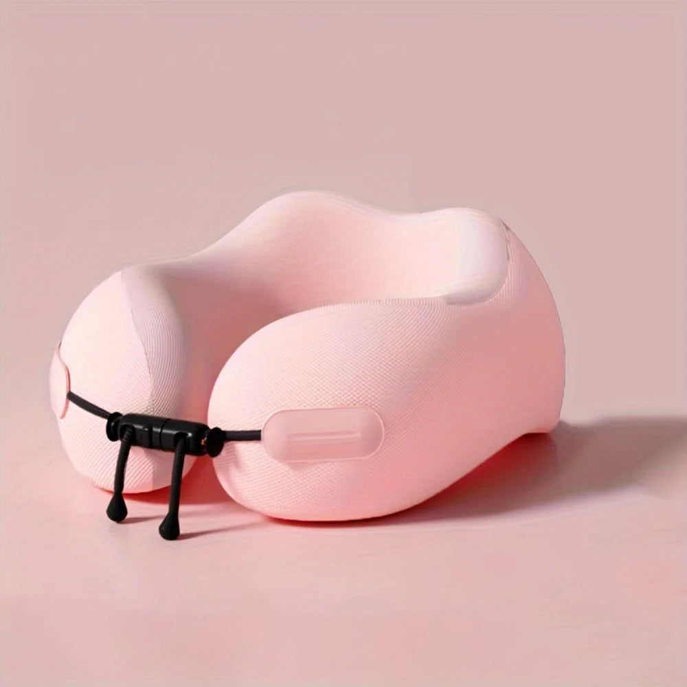 ErgoWrap Travel Neck Pillow – Ultra Soft U-Shaped Support for Flights, Road Trips & Relaxation