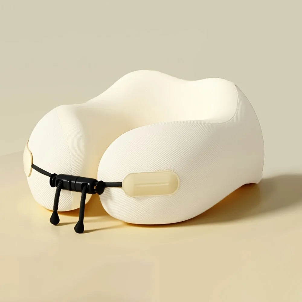 ErgoWrap Travel Neck Pillow – Ultra Soft U-Shaped Support for Flights, Road Trips & Relaxation