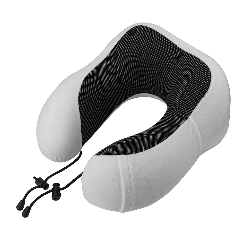 ContourForm Memory Foam Neck Pillow – Ergonomic U-Shaped Travel & Car Headrest Cushion
